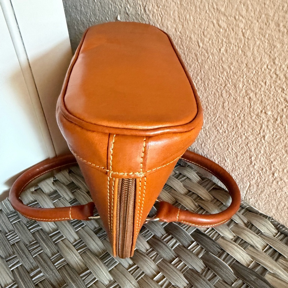 Genuine Italian Leather Mini Dome Satchel Handbag - I Medici Firenze - Picture 10 of 13